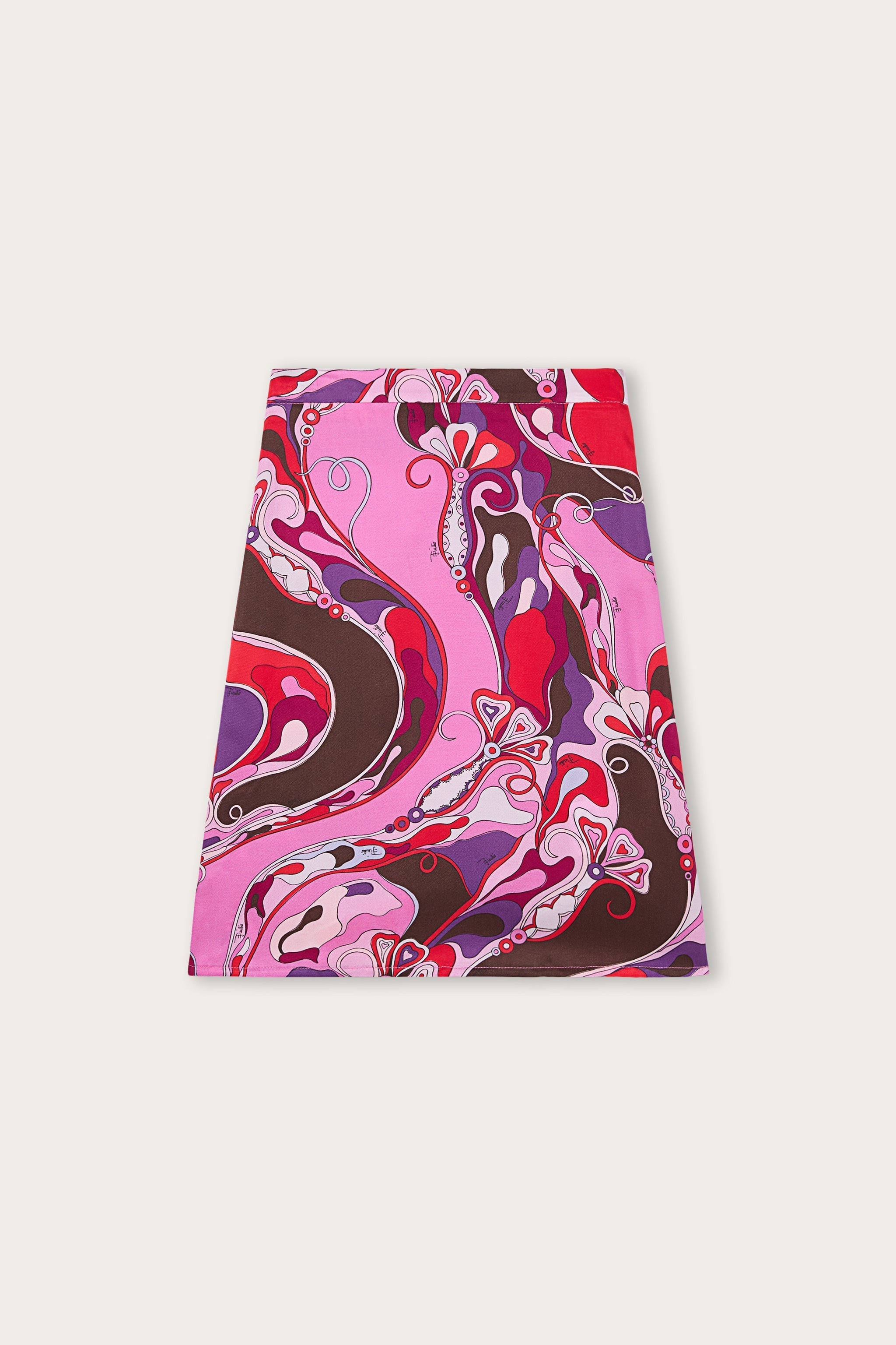 Pucci Orchidee Print Skirt