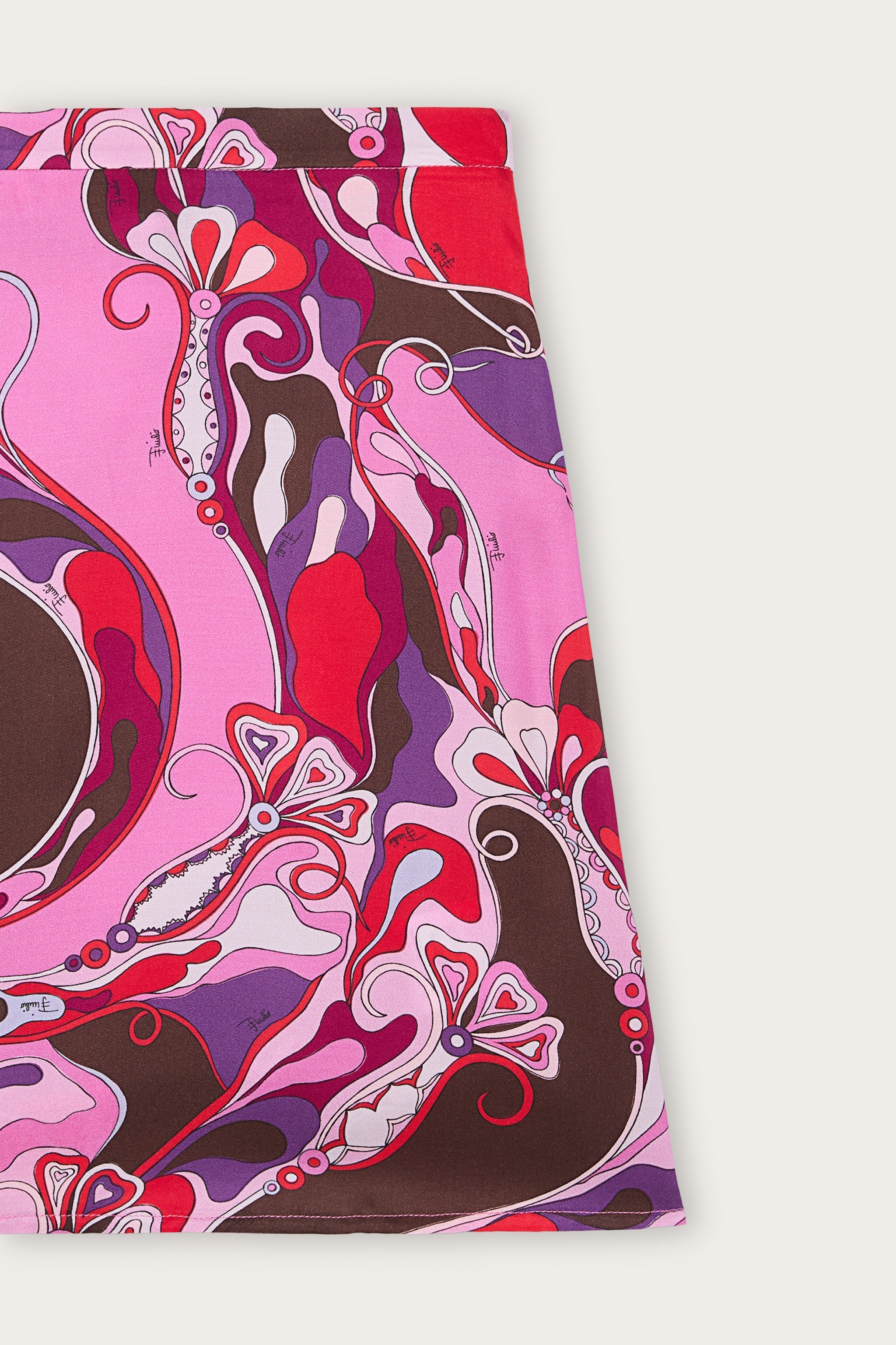 Pucci Orchidee Print Skirt