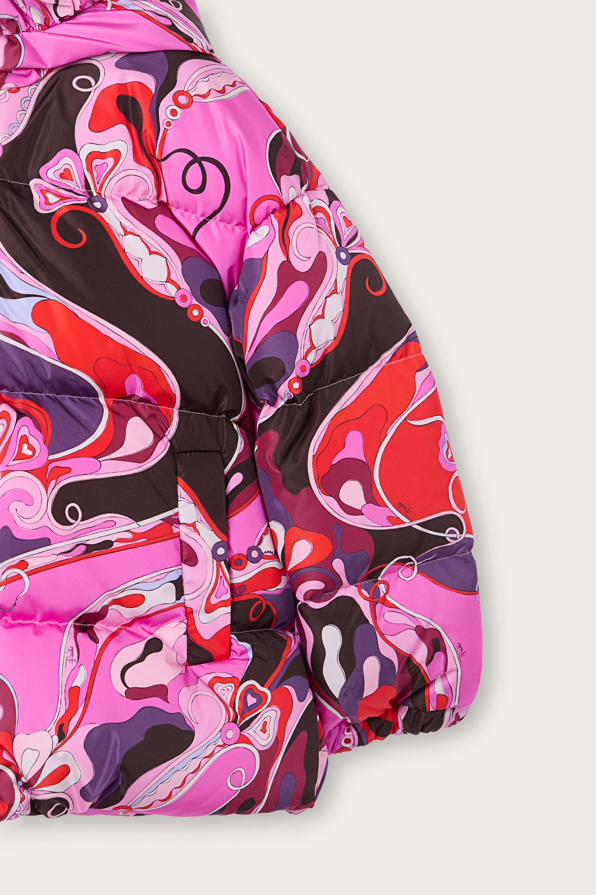 Pucci Orchidee Print Down Jacket