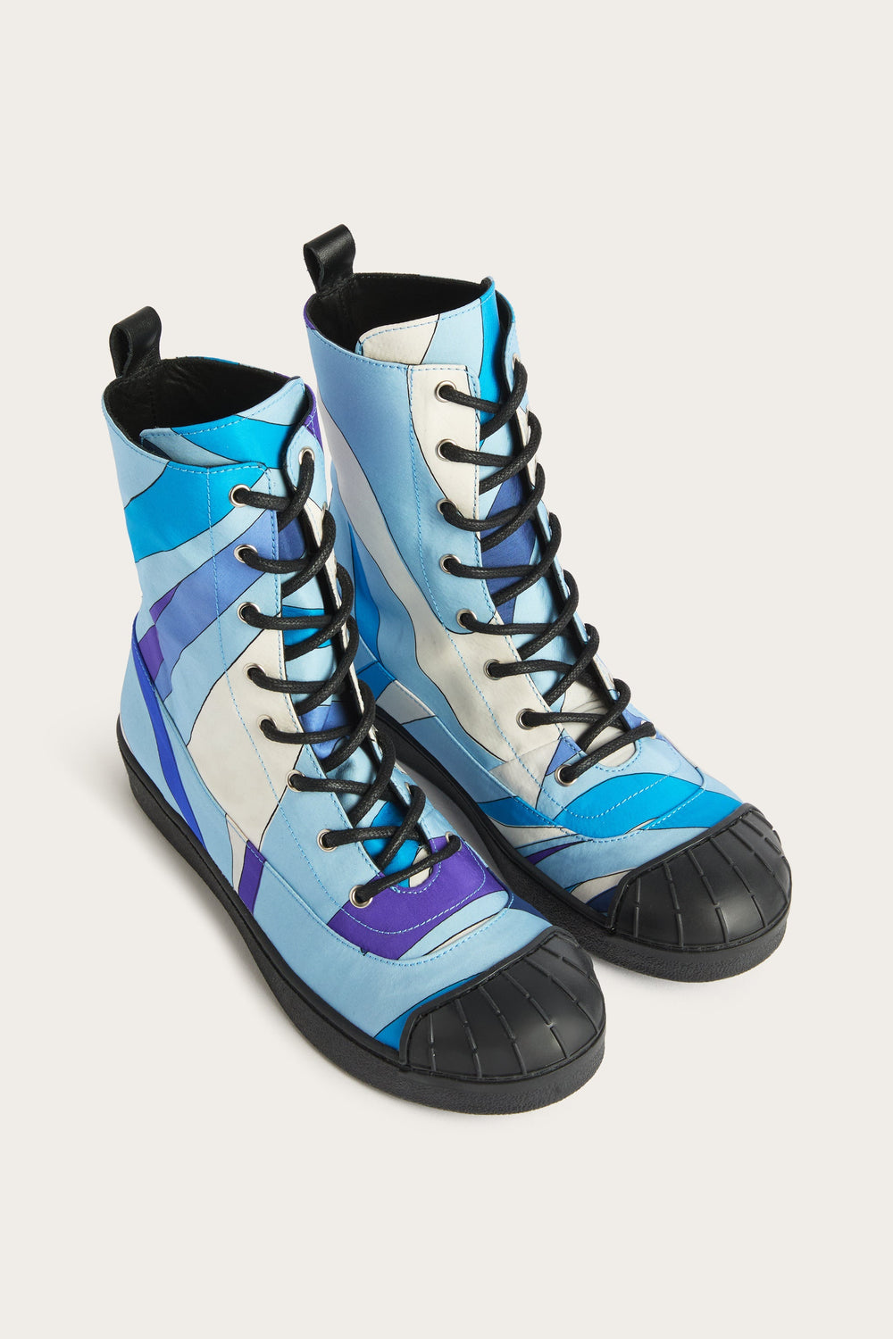 Pucci Marmo Print Ankle Boots