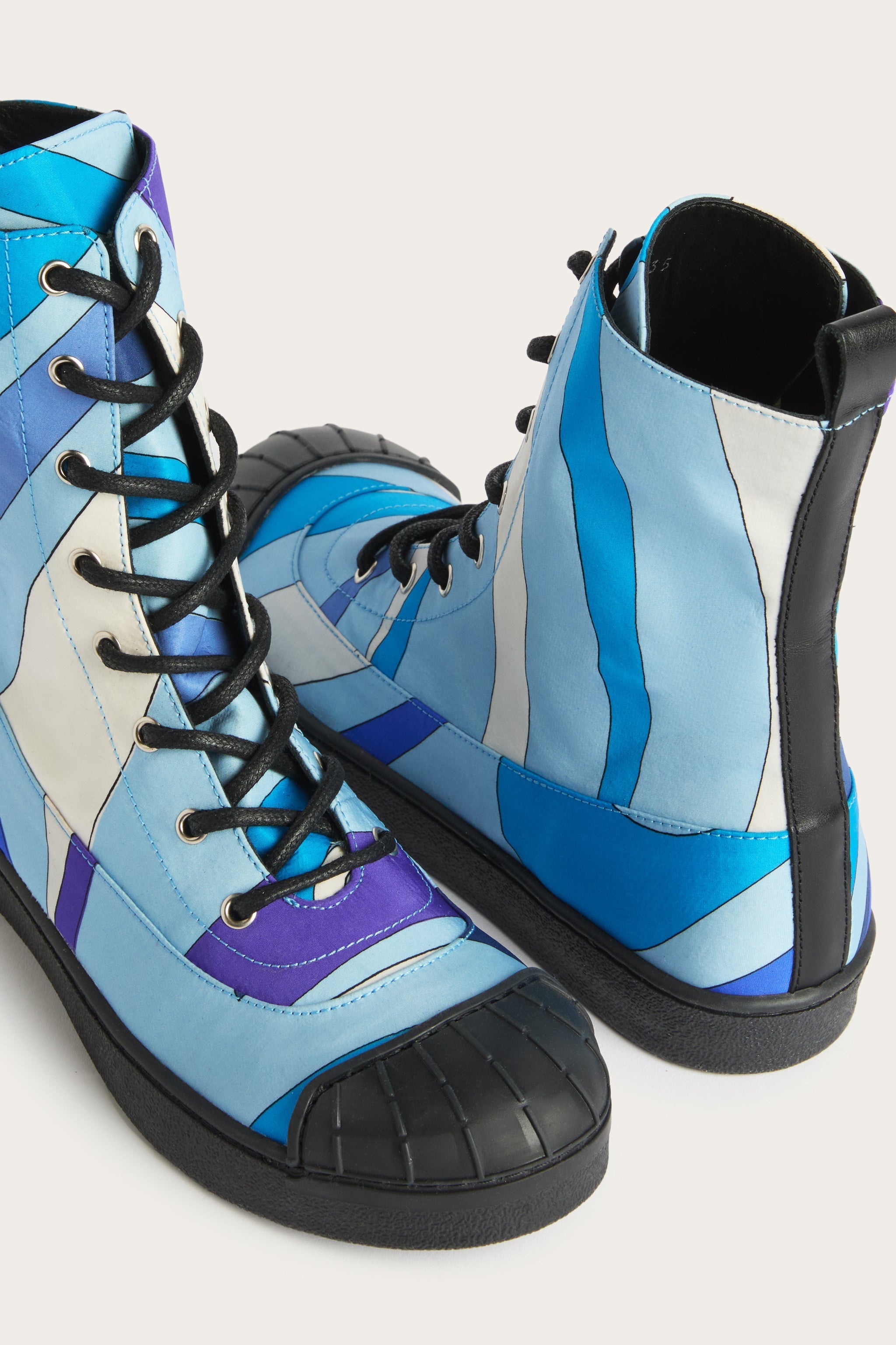 Pucci Marmo Print Ankle Boots