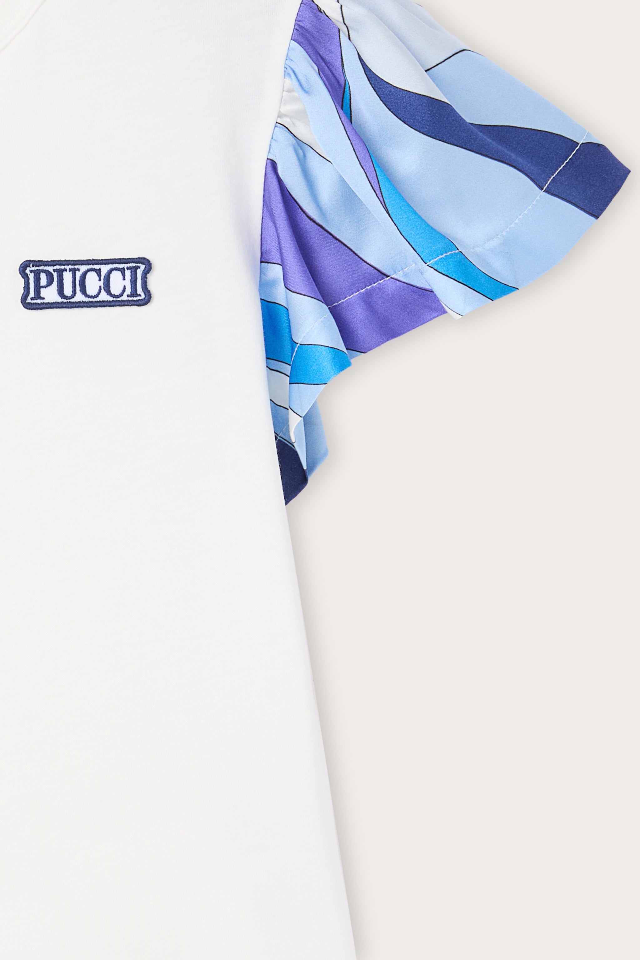 Pucci T-shirt with Printed Sleeves