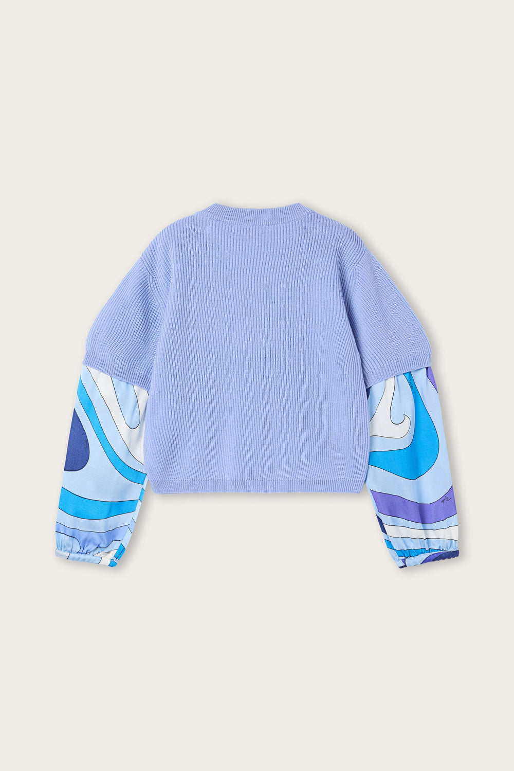 Pucci Sweater with Printed Sleeves