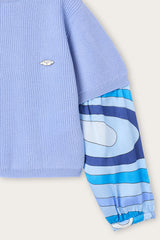 Pucci Sweater with Printed Sleeves