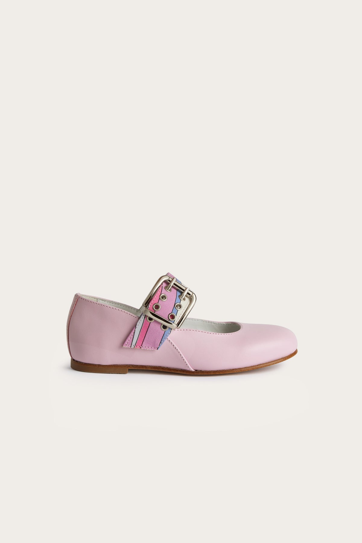 Pucci Printed Strap Ballerina