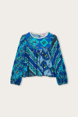 Pucci Festa Print Long Sleeve Sweater