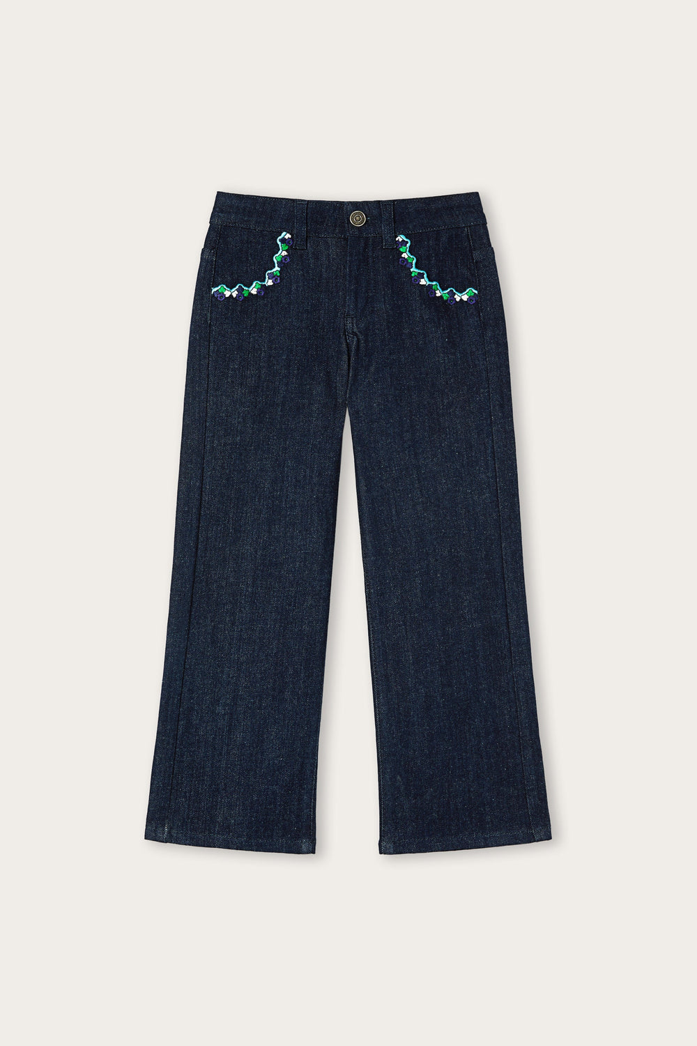 Pucci Flared Pants with Embroidered Details