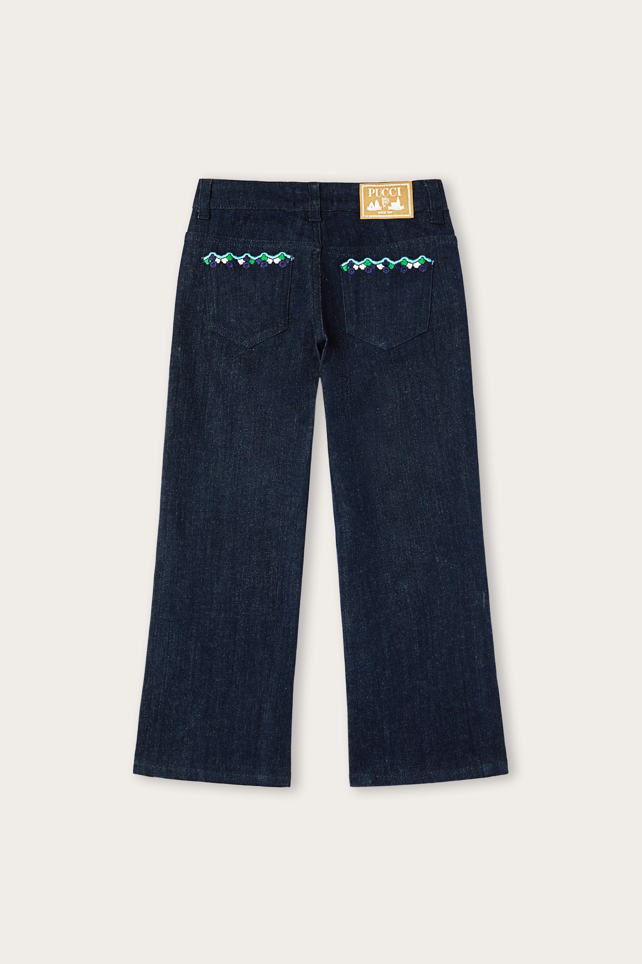 Pucci Flared Pants with Embroidered Details