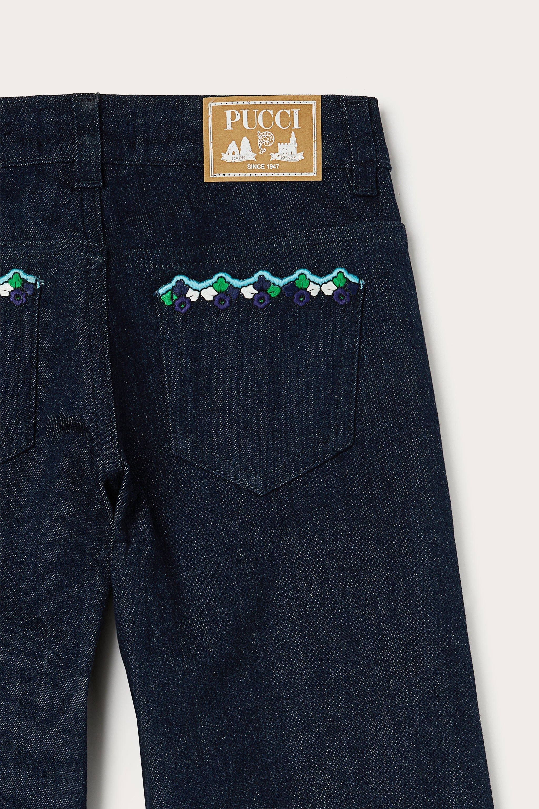Pucci Flared Pants with Embroidered Details