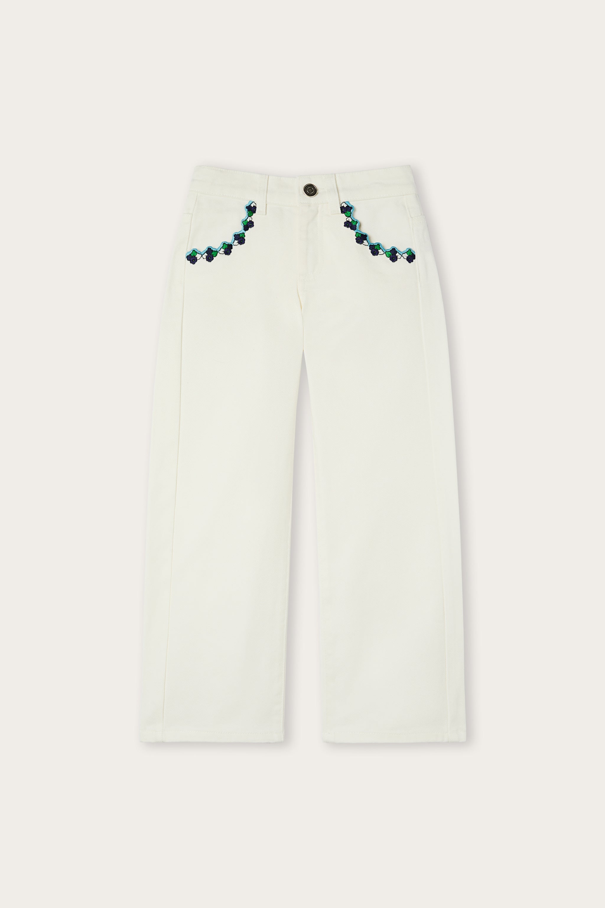 Pucci Flared Pants with Embroidered Details