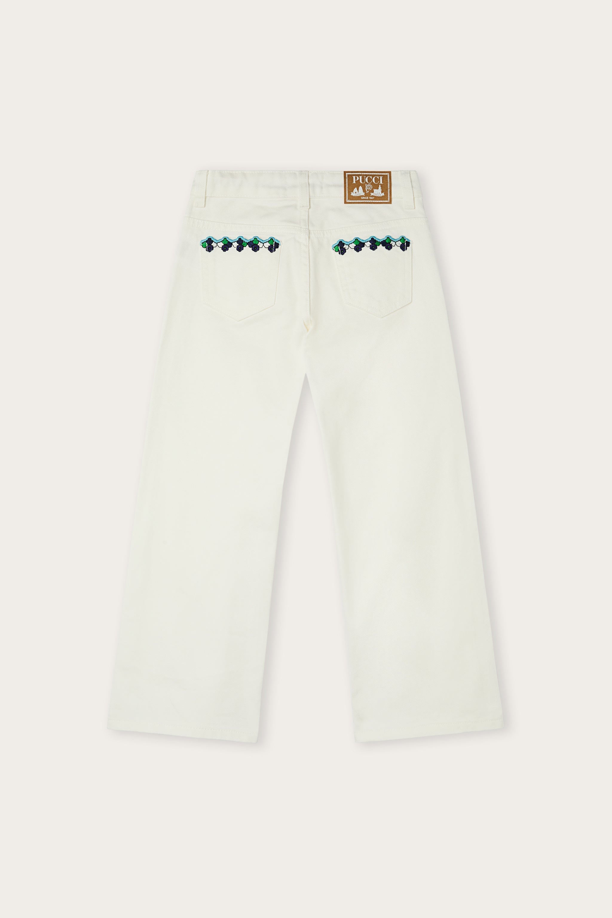 Pucci Flared Pants with Embroidered Details