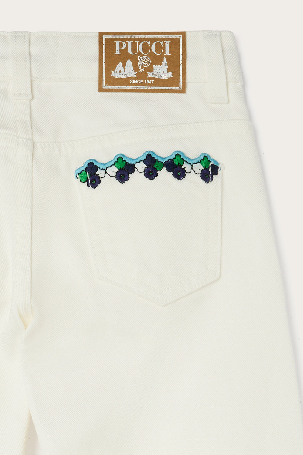 Pucci Flared Pants with Embroidered Details