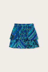 Pucci Festa Print Ruffle Skirt