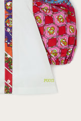 Pucci Blouse with Printed Balloon Sleeves
