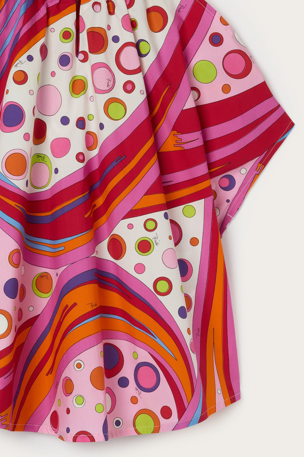 Pucci Fontane Print Kaftan Dress