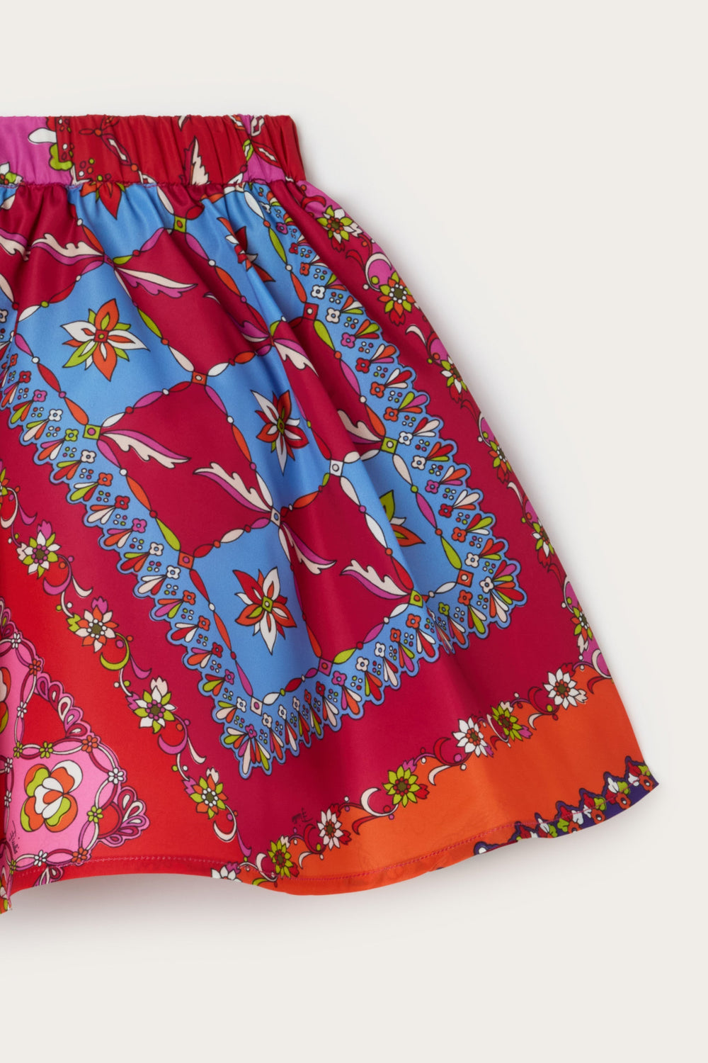Pucci Festa Print Swirl Skirt