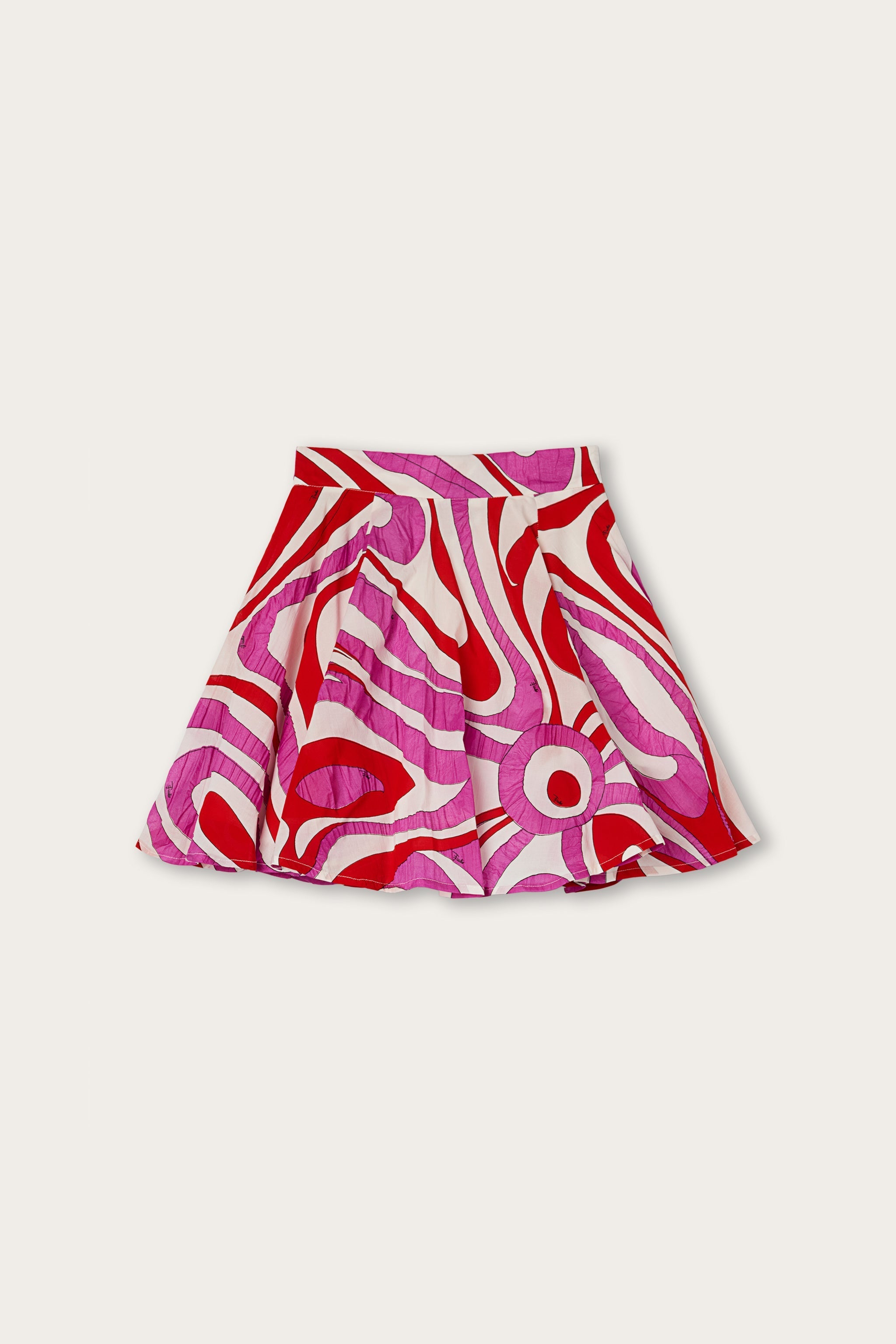 Pucci Marmo Print Ruffle Skirt