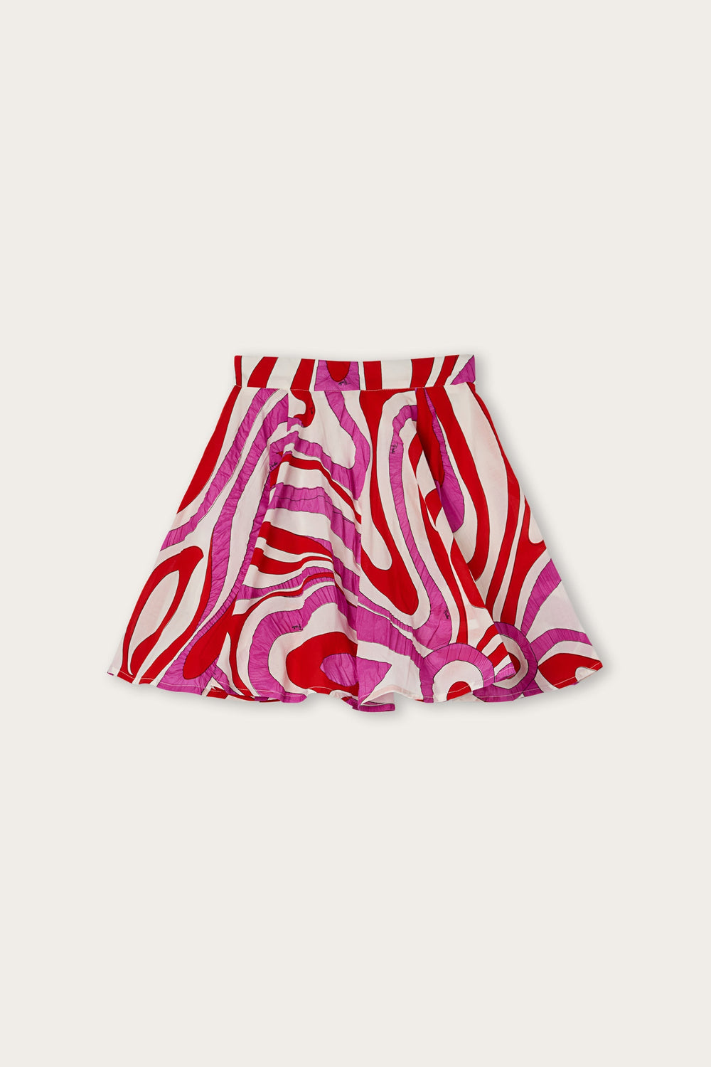 Pucci Marmo Print Ruffle Skirt
