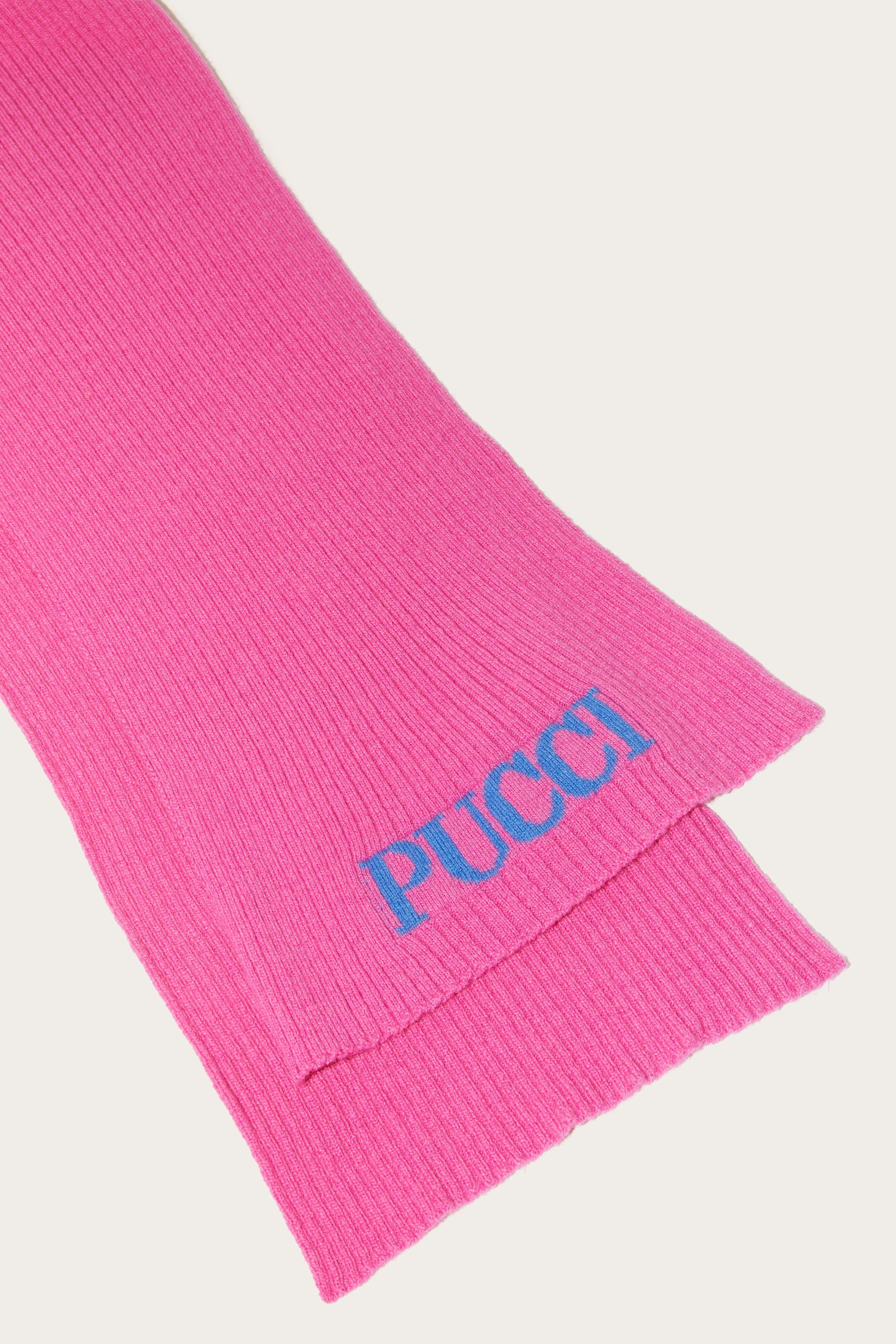 Pucci Logo-Intarsia Scarf