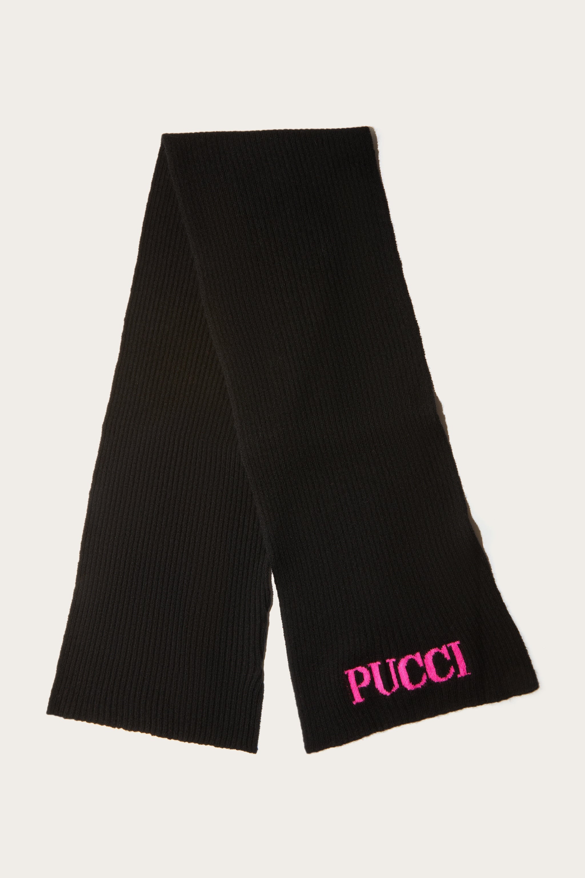 Pucci Logo-Intarsia Scarf