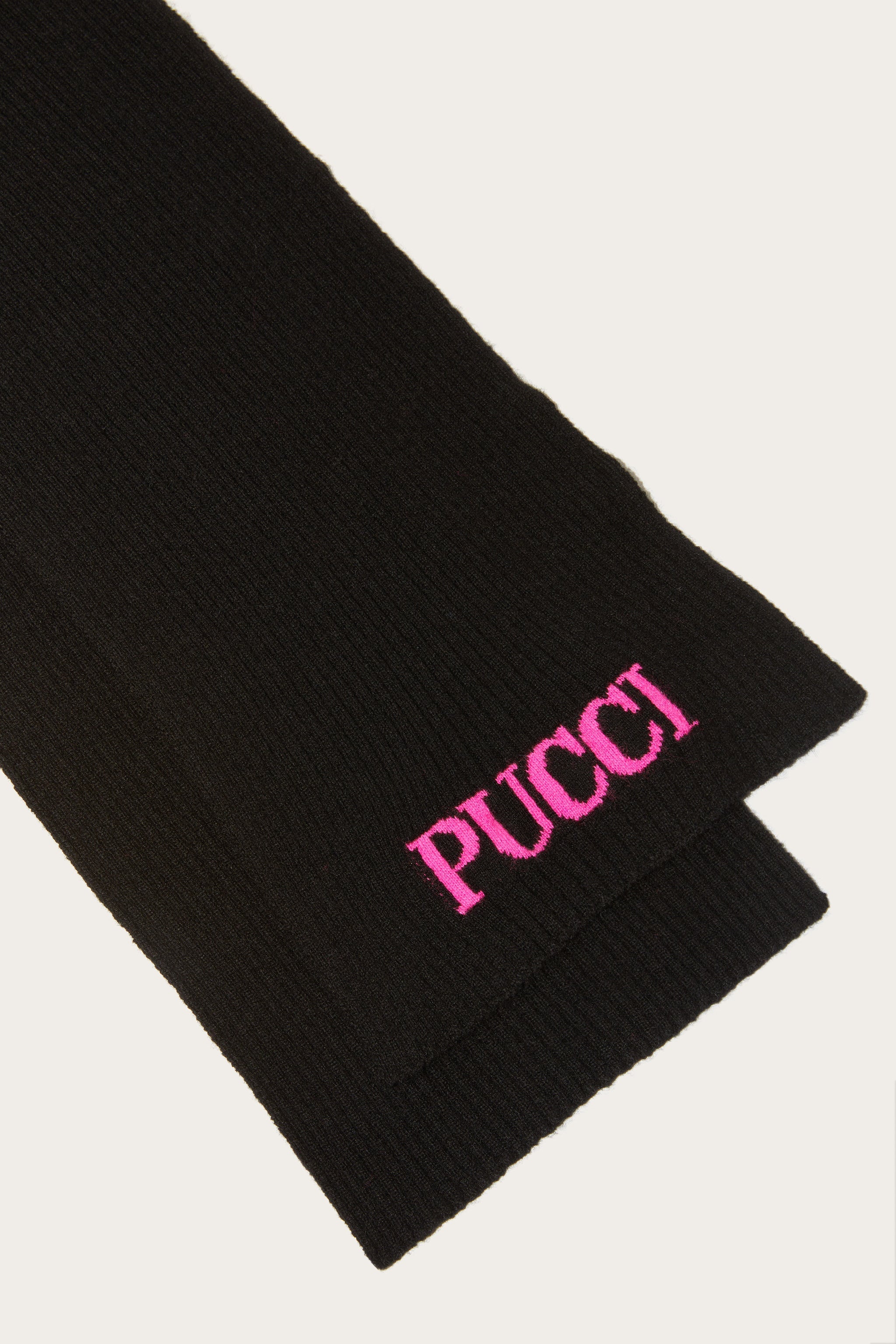 Pucci Logo-Intarsia Scarf