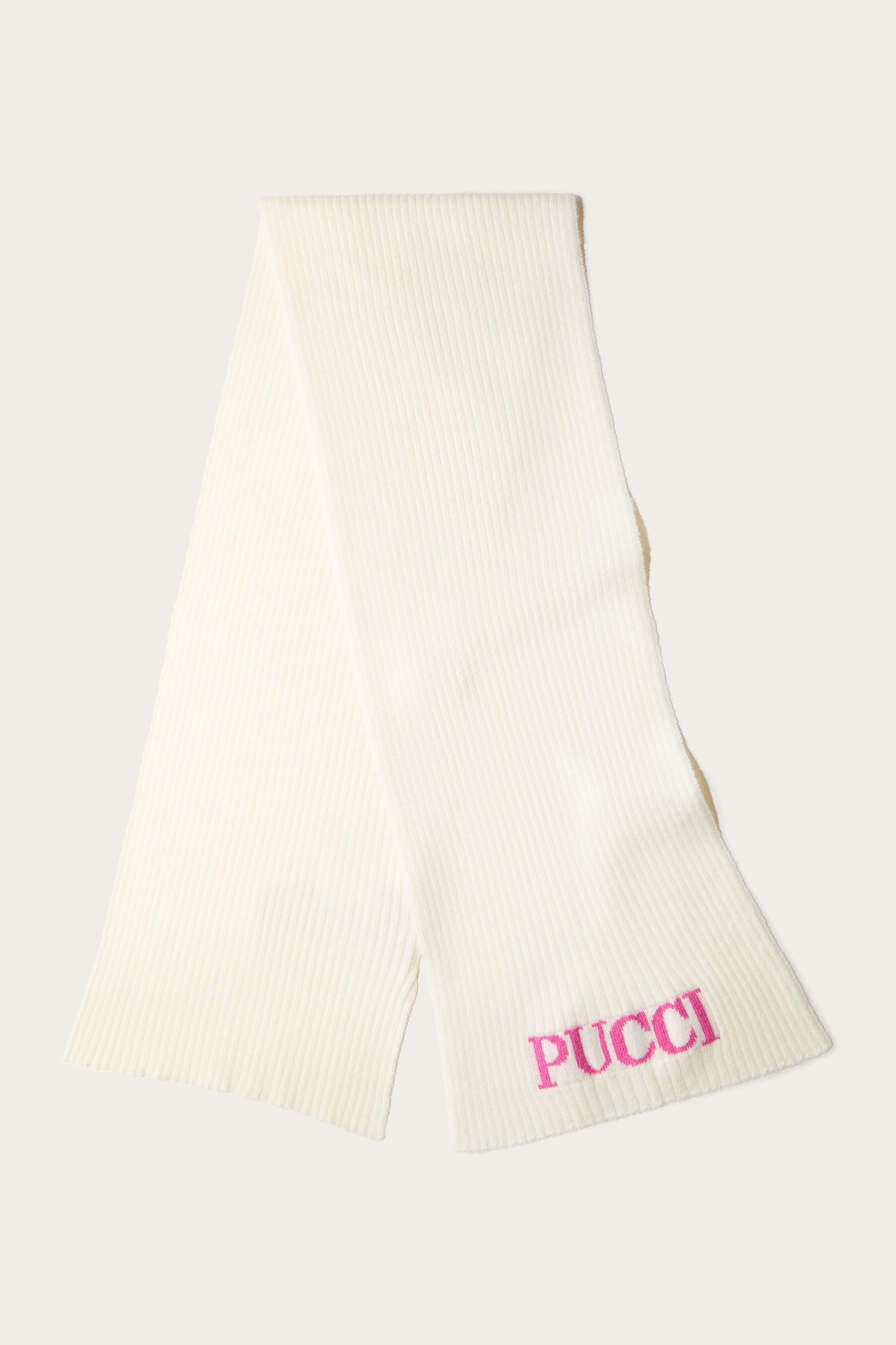 Pucci Logo-Intarsia Scarf