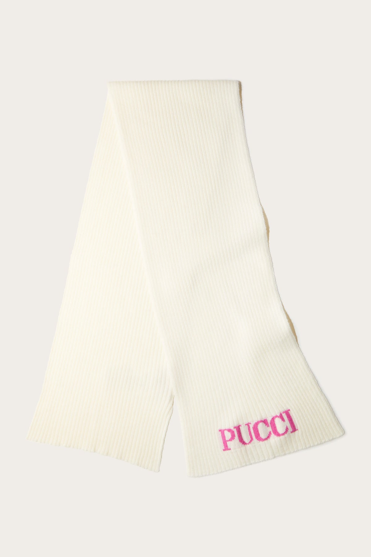 Pucci Logo-Intarsia Scarf