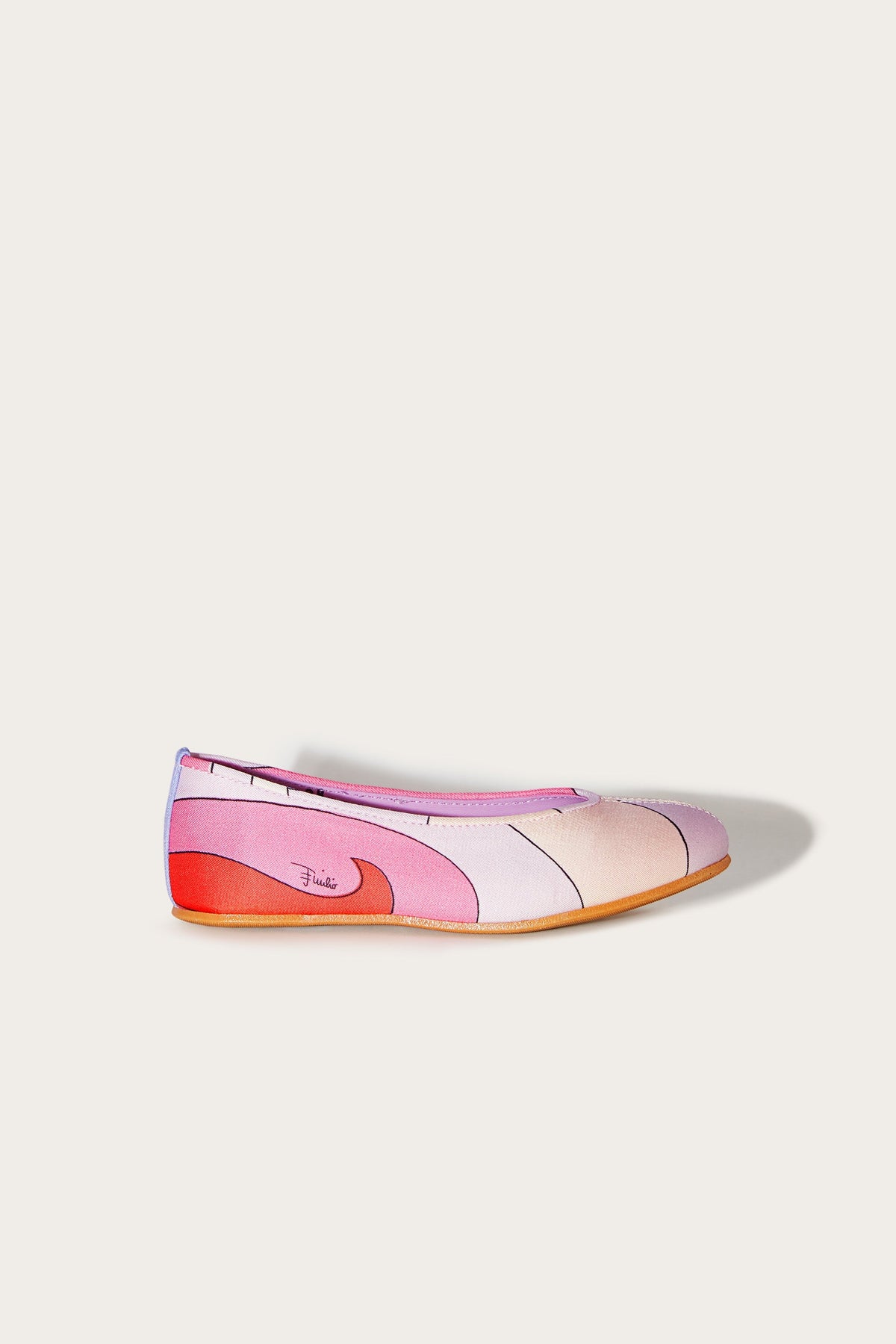 Pucci Marmo-Print Ballet Pumps