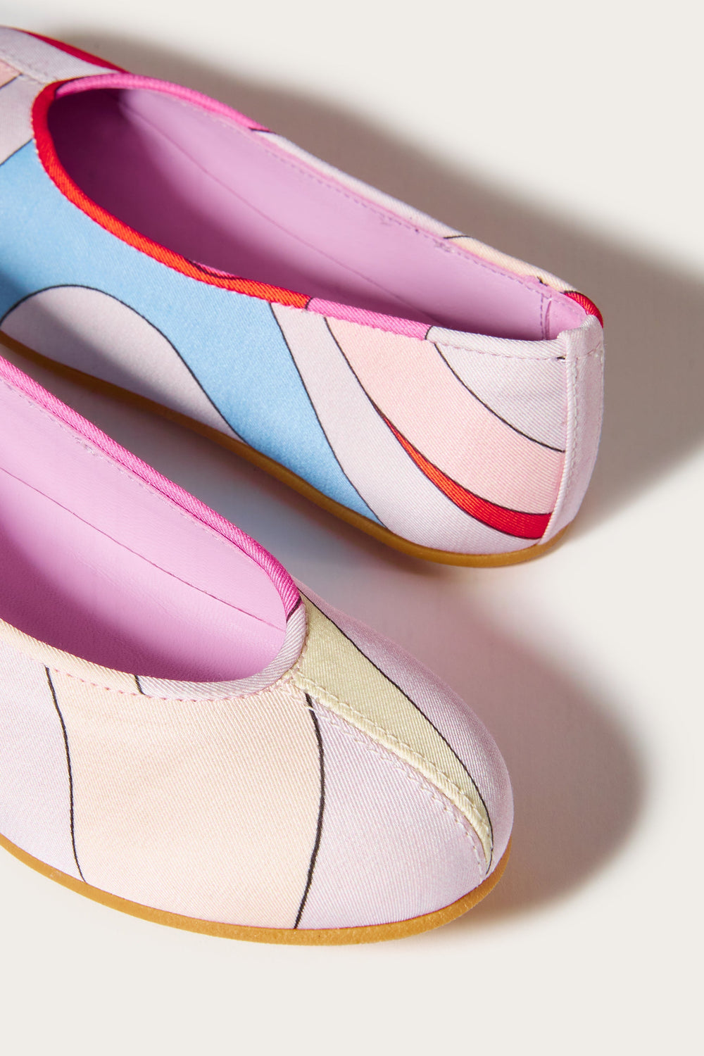 Pucci Marmo-Print Ballet Pumps