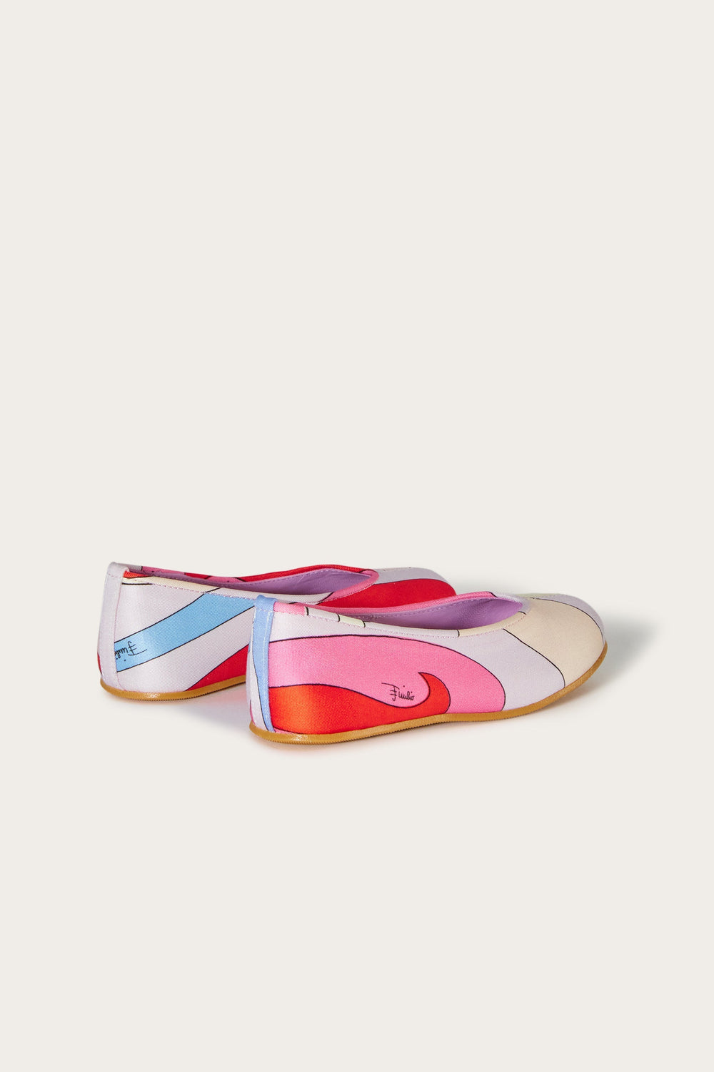 Pucci Marmo-Print Ballet Pumps
