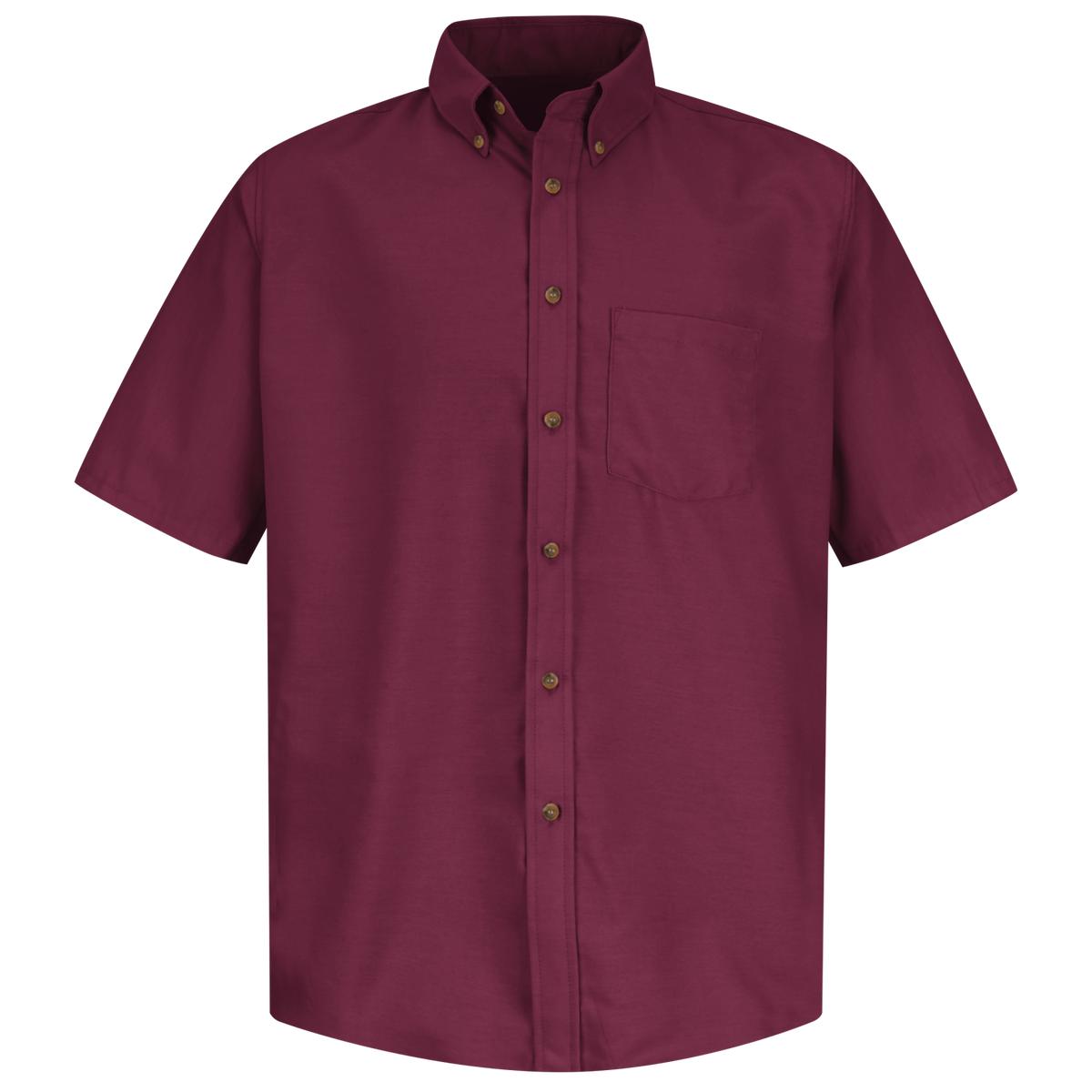 Red Kap Poplin Dress Shirt for Men - Short Sleeves- Red Kap®
