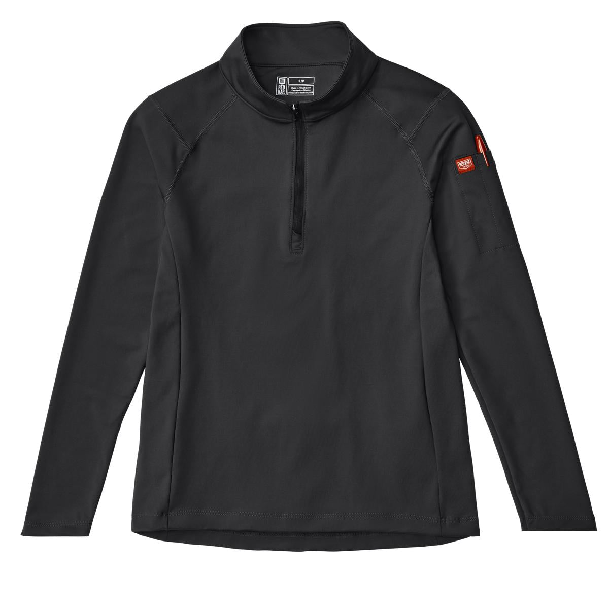 Red Kap Performance Quarter Zip Cadet Collar Pullover