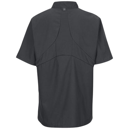 Red Kap Short Sleeve Chef Coat with OilBlok + MIMIX®