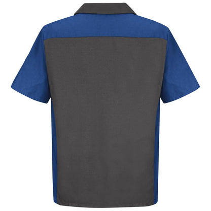 Red Kap Short Sleeve Two-Tone Work Shirt