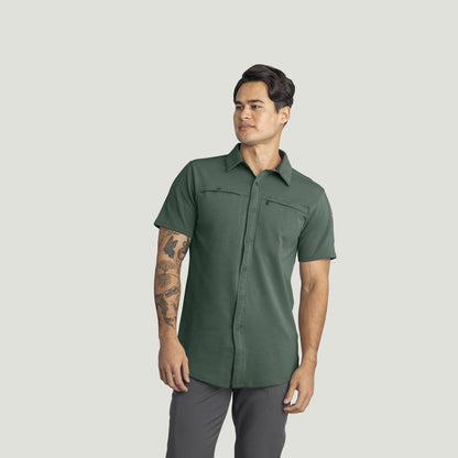 Red Kap Snap Front Jersey Short Sleeve Work Shirt
