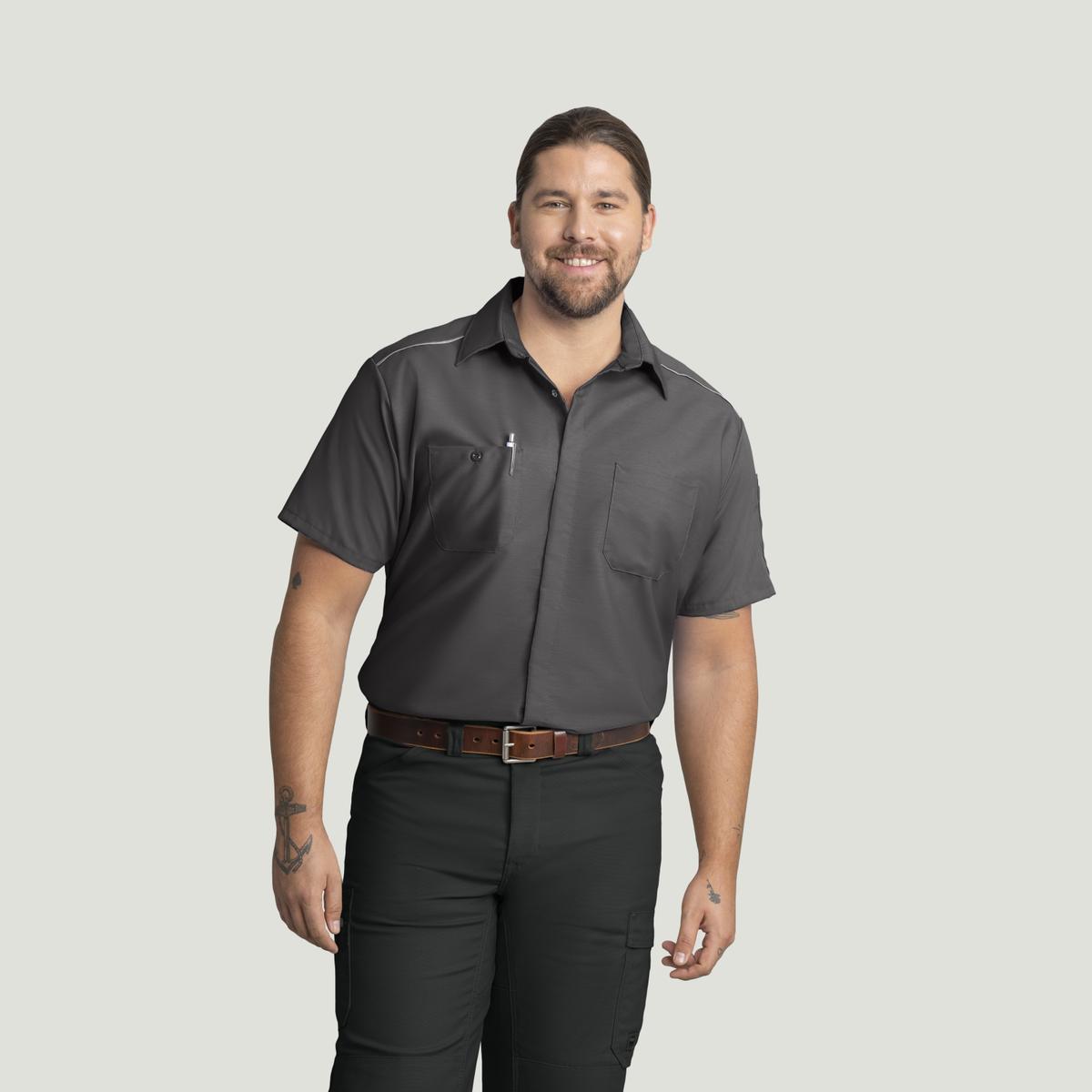 Red Kap Short Sleeve Pro Airflow Work Shirt