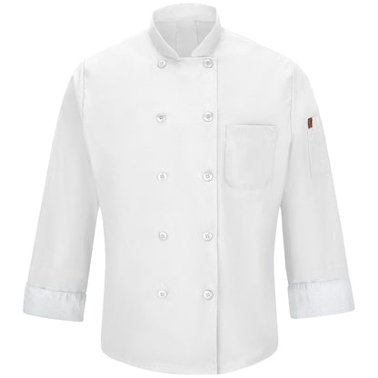 Red Kap Chef Coat with OilBlok + MIMIX®