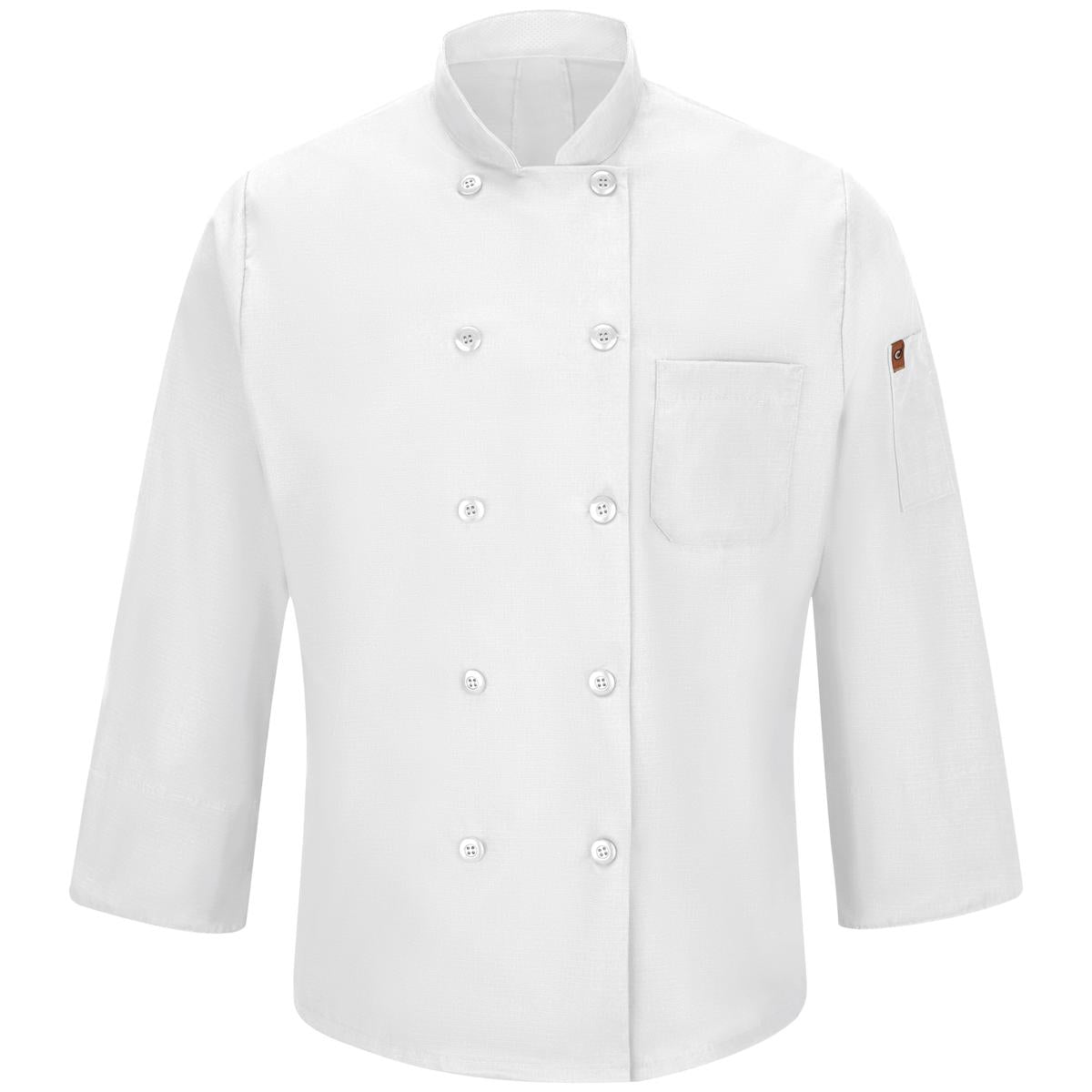 Red Kap Chef Coat with OilBlok + MIMIX®