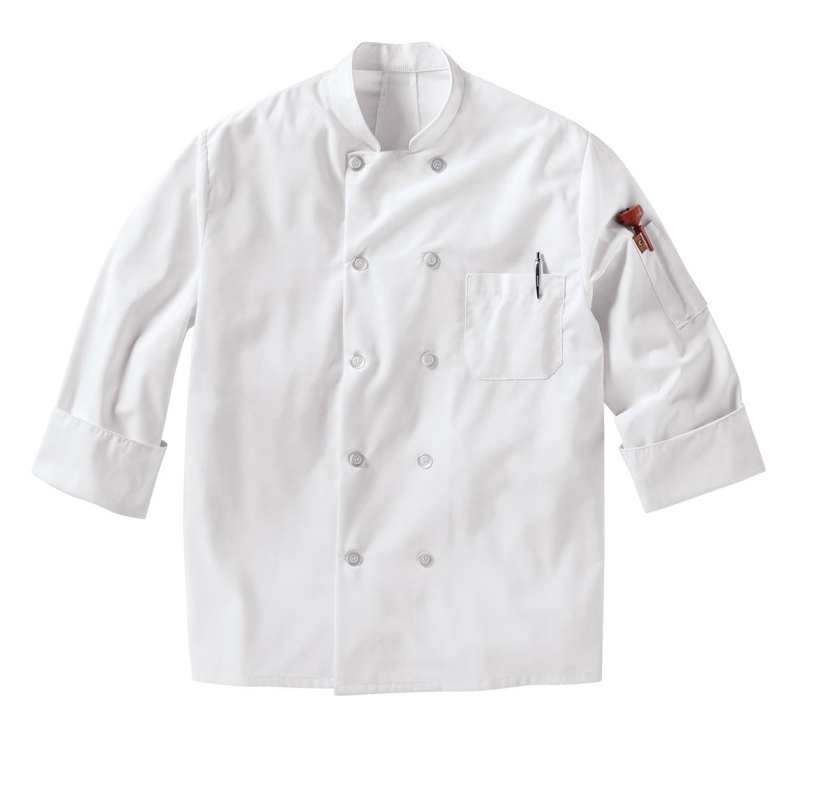 Red Kap Chef Coat with OilBlok + MIMIX®
