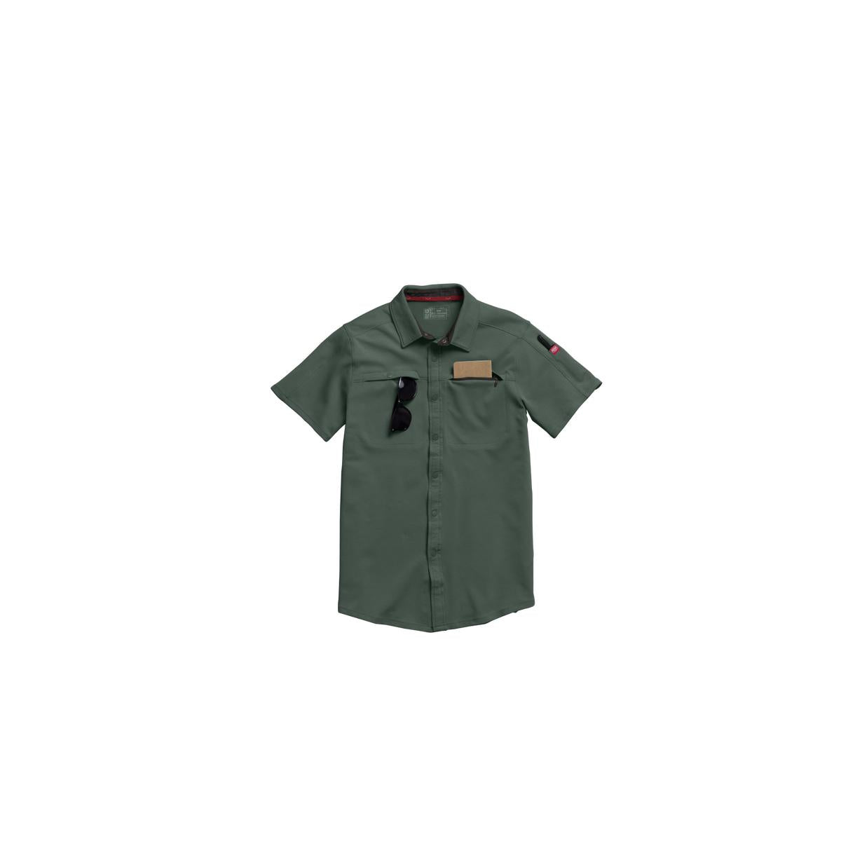 Red Kap Snap Front Jersey Short Sleeve Work Shirt