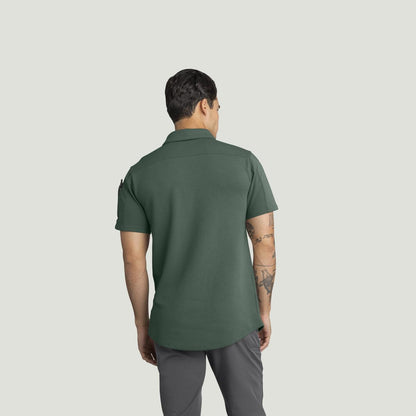 Red Kap Snap Front Jersey Short Sleeve Work Shirt