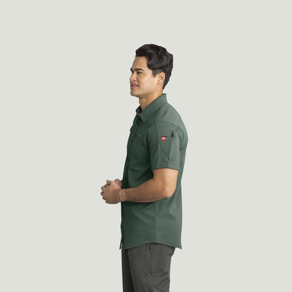 Red Kap Snap Front Jersey Short Sleeve Work Shirt