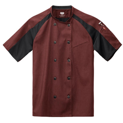 Red Kap Airflow Raglan Chef Coat with OilBlok