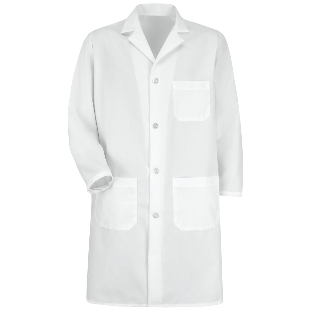 Red Kap Button-Front Lab Coat