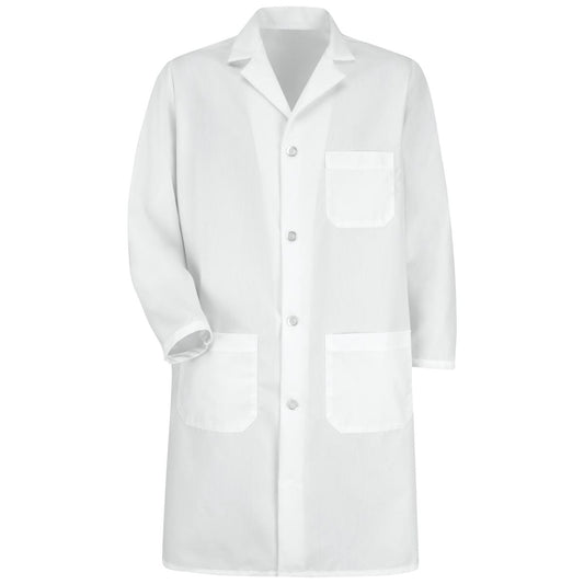 Red Kap Button-Front Lab Coat