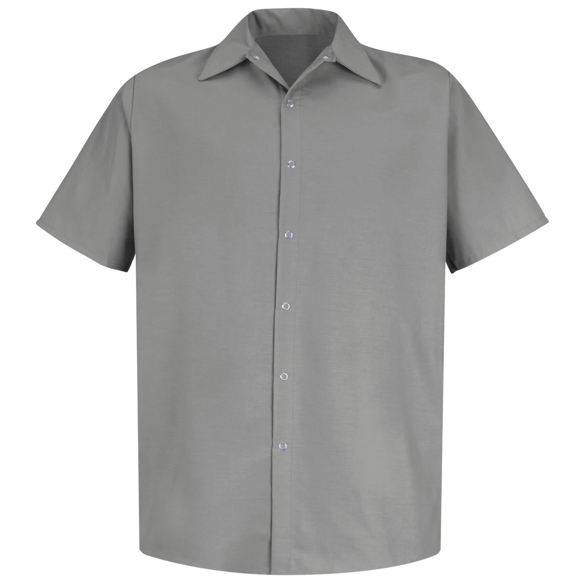 Red Kap Short Sleeve Pocketless Work Shirt