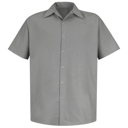 Red Kap Short Sleeve Pocketless Work Shirt