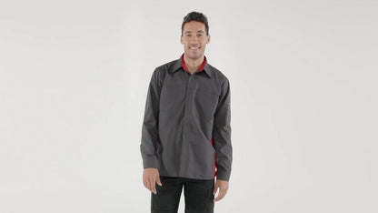 Red Kap Long Sleeve Performance Shop Shirt with OilBlok