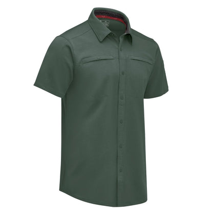 Red Kap Snap Front Jersey Short Sleeve Work Shirt