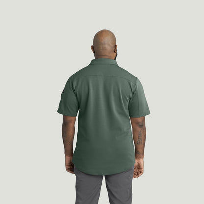 Red Kap Snap Front Jersey Short Sleeve Work Shirt